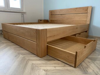Dubová posteľ 180x200cm - 10