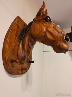 Drevený záves konskej hlavy - 10