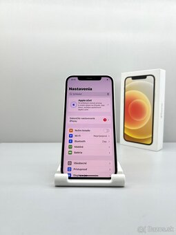 iPhone 12 WHITE TOP STAV NOVÁ BATÉRIA 100% - 10