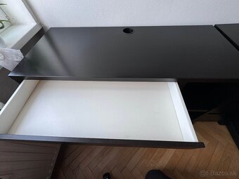 Predám písací stolík a zásuvkový diel Micke/Ikea - 10