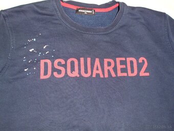 Dsquared pánska mikina tmavomodrá  L-XL - 10