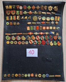 Zbierka rôznych odznakov v počte 1959 kusov. - 10