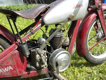 JAWA VILLIERS r,v,1933 pojízdná dlouhé roky uložená na půdě - 10