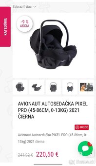 AVIONAUT autosedačka PIXEL PRO čierna - 10