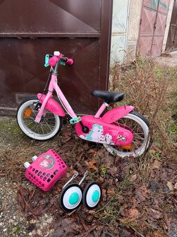 Dievčenský bicykel s prídavnými koliečkami - 10