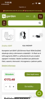 Led svetlá na pestovanie rastlín / mikrobyliniek - 10