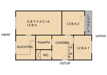 NA PRENÁJOM 3-IZBOVÝ ZREKONŤRUOV.BYT, HODVÁBNA UL., TREBIŠOV - 10