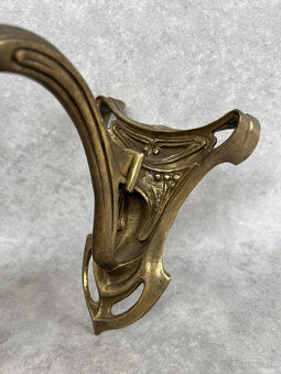 Secesný trojramenný luster + 3ks nástenné lampy - 10