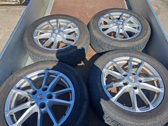 Porsche Cayenne - Originání alu kola 18" Zimní pneu - 10