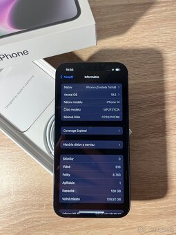 Apple iPhone 14 128GB, Temne atramentový - 10