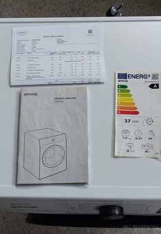 Práčka Gorenje Essential WPEI74SA1S/CZ biela - 10