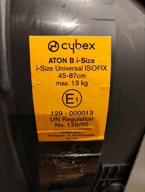 Autosedačka Cybex aton B i-size + isofixova zakladna - 10