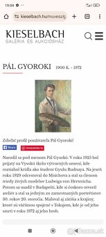 Pal Gyoroki - olejomaľba - 10