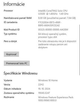 Predám notebook Toshiba Satellite T130-120 - 10
