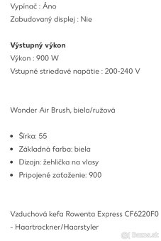 Kulmofén zn. Rowenta Express Air Brush - 10