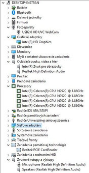 Asus X200MA, Intel N2920 @ 1.86GHz, 4GB DDR3, 250GB SSD - 10