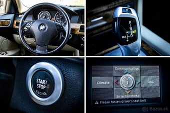 BMW 525xi A/T 160kW (kúpené v SR, koža, výnimočný stav) - 10