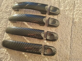 ČIERNE / KARBONOVE / CHROMOVE klučky pre VW GROUP - 10