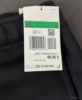NOVÉ Nike Tech Fleece XL - čierne pánske tepláky - 10