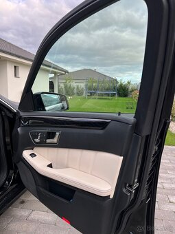 Mercedes E350 BlueTEC 4x4, biela koža, výbava, 185kW - 10