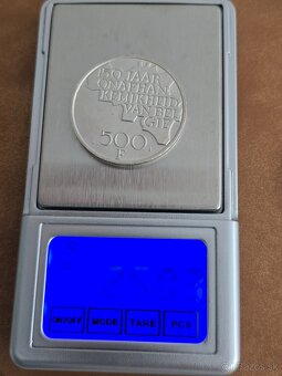 Strieborne mince - 10