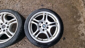 BMW E46 R17 elektrony + zimné gumy 225/45 - 10