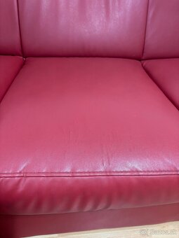 Predám rohovú sedačku + taburet - 10