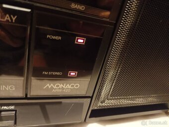 Monako AWR420 radiomagnetofon retro 2 kazeťák - 10