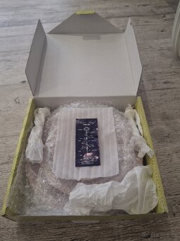 Leander ružový pozlátený porcelánový set - 10