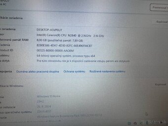 Notebook 14" HP.Intel Celeron 2x2,16GHz.8gb ram.120g SSD - 10