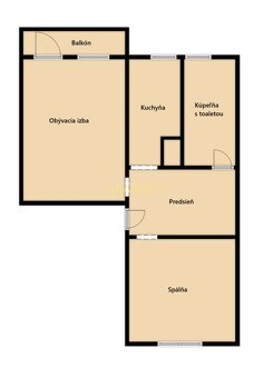 2-izbový slnečný byt 50,41 m² v Trnave na Sleziánskej ulici - 10