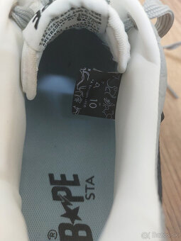 Bathing Ape BapeSta Low Grey Black - 10