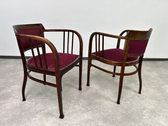 Thonet kresielka - taburety 1900 Otto Wagner - 10