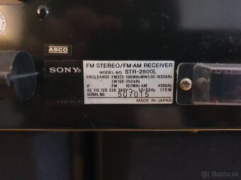 Sony STR-2800L  - REZERVOVANÉ - 10