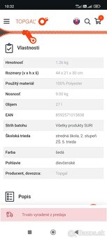 Skolska taska / skolsky batoh Topgal - 10