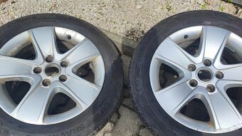 4ks použité letné gumy z octavie 2 + disky - 10