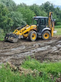 Výkopové, zemné a búracie práce. JCB 4CX - 10