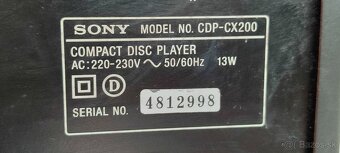 CD prehrávač SONY - 10