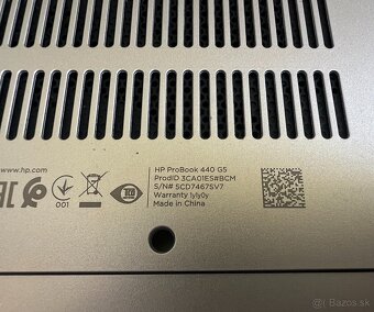 HP ProBook 440 G5 / i5-8250U / 16GB RAM / 256 SSD + 500 HDD - 10