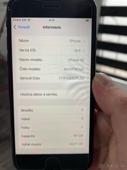 Apple iPhone SE 2020 Black 64GB - 10