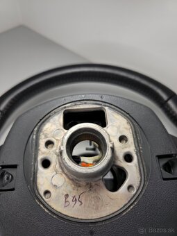 Kožený multifunkčný volant audi a6 c6 a4 b7 a3 8p - 10