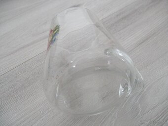 sadu troch starožitných sklenených pohárov - 10