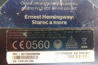 Tablety na náhradné diely . - 10