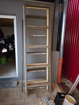 Pevné regále, plechové,šrobované - 10