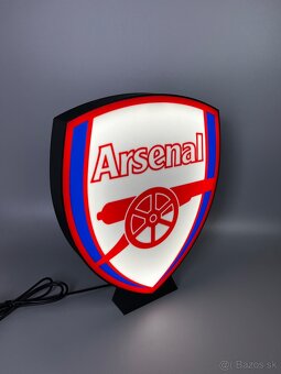 Arsenal LED logo lampa - 10