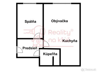 Na prenájom 2-izbový byt na sídlisku Juh v Nových Zámkoch - 10