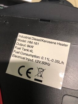 Nezávislé naftové kúrenie nové 5-8kW bufik - 10