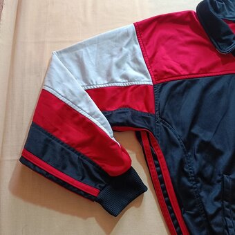 Vintage 80s Adidas tracksuit jacket bunda mikina na zips M - 10