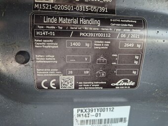 Použitý vysokozdvižný vozík Linde 1,4t LPG (2021) - 10