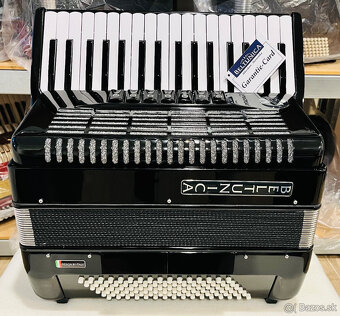Nový akordeón Beltunica Vivaldi- DE LUXE 96 basový- krásny z - 10